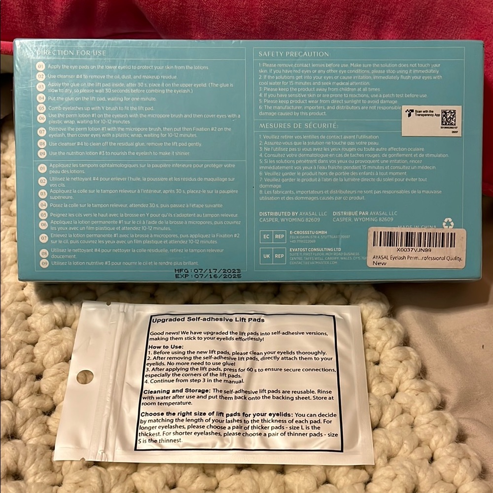 Ayasal Lash Lift Makeup Kit ✨NEW never opened✨ - Picture 2 of 4